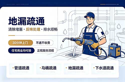 四平地漏疏通