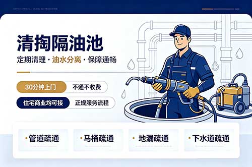 四平清掏隔油池